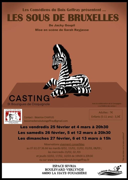 Affiche de la pièce de théâtre - 2024