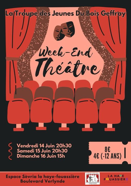 Affiche du week-end théâtre - 2024